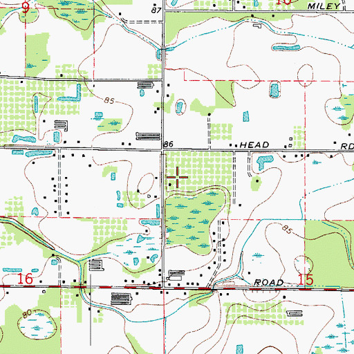 Topographic Map of Highland Grove, FL