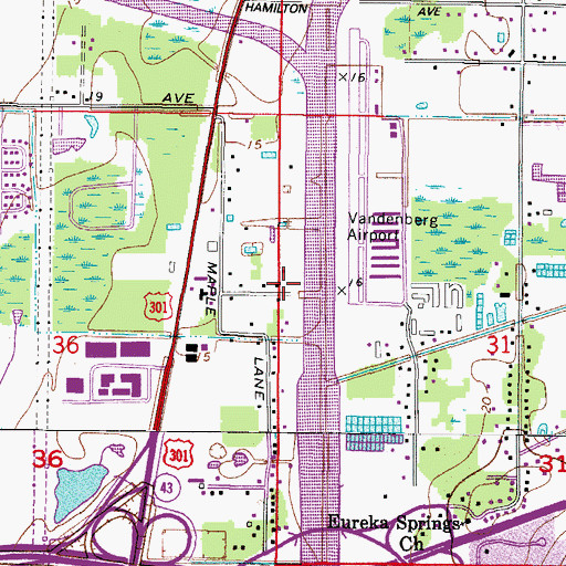 Topographic Map of Holley Heights, FL