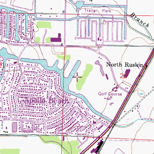 Topographic Map of Island Cay, FL