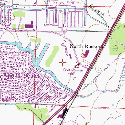 Topographic Map of Island Walk, FL
