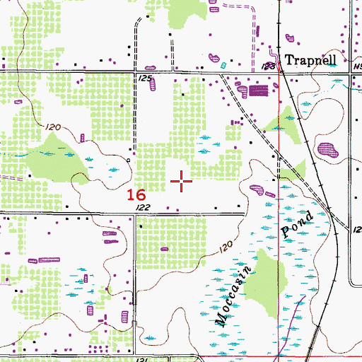 Topographic Map of Kayla Ranch, FL