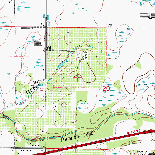 Topographic Map of Kenny, FL