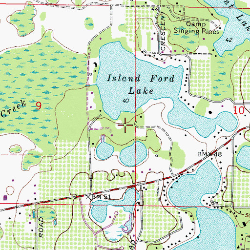 Topographic Map of Keystone Park Colony, FL