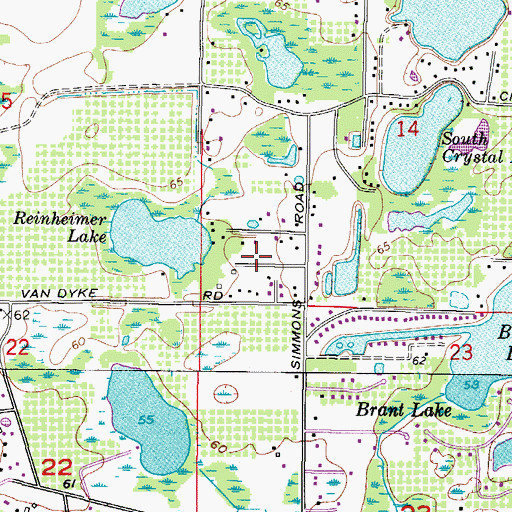 Topographic Map of Kingsborough Gardens, FL