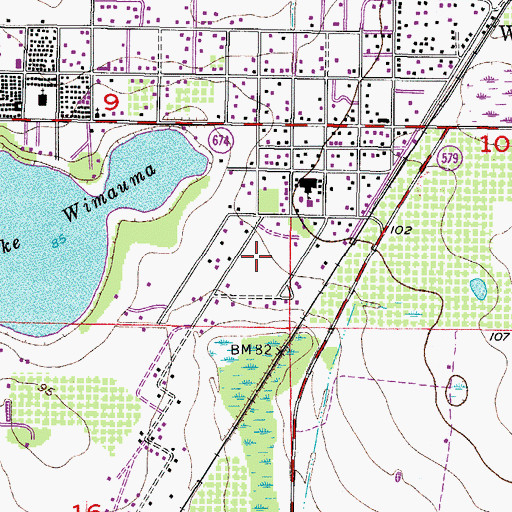 Topographic Map of Lake View, FL