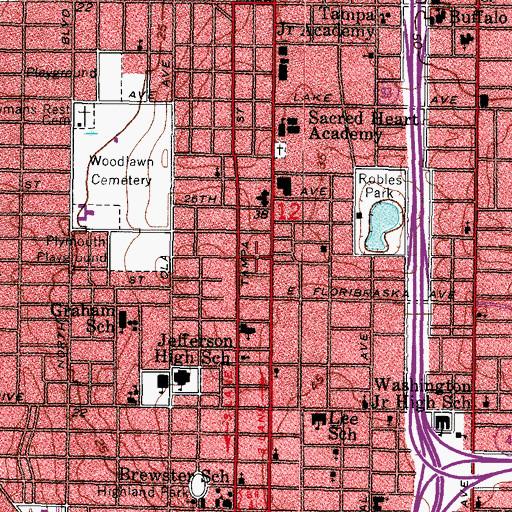 Topographic Map of Pimm, FL