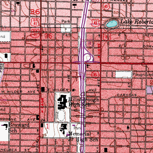 Topographic Map of Pine Level, FL