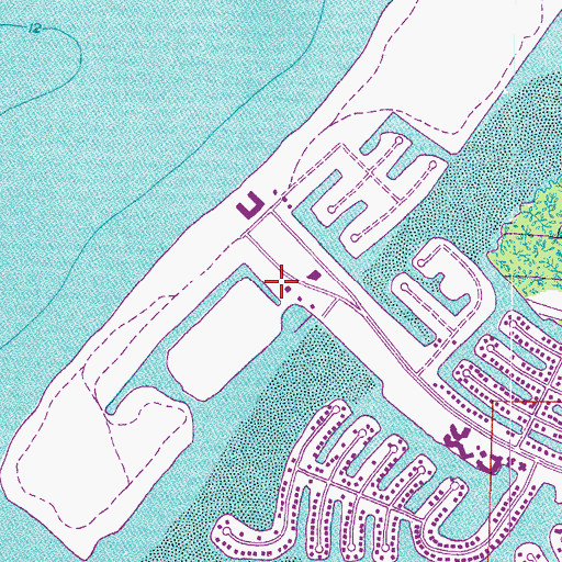 Topographic Map of Pocket 84, FL