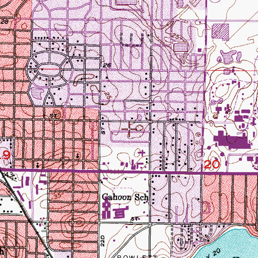 Topographic Map of Ramona Park, FL