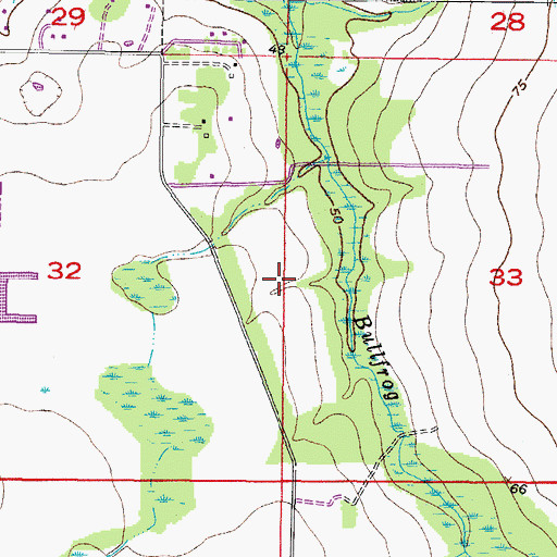 Topographic Map of Ranch Lands, FL