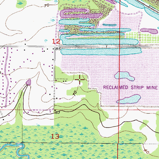 Topographic Map of Redd, FL
