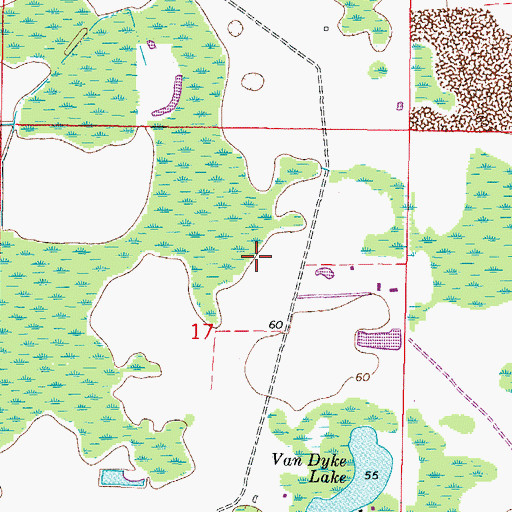 Topographic Map of Reflections, FL