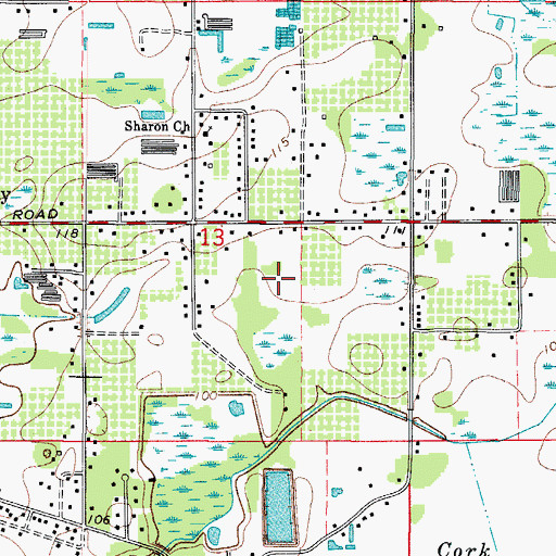 Topographic Map of Renaissance Preserve, FL