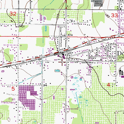 Topographic Map of Reynoso, FL