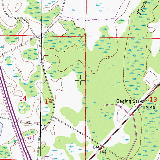 Topographic Map of Richmond Place, FL