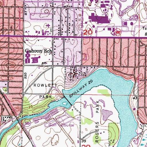 Topographic Map of Rio Altos, FL