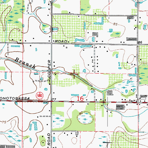 Topographic Map of Robart Acres, FL