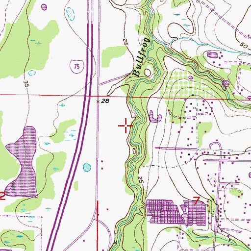 Topographic Map of Rolison, FL