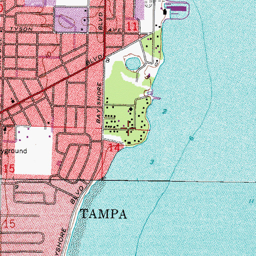 Topographic Map of Romany Tan, FL