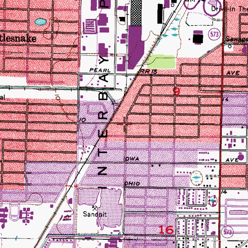 Topographic Map of Ronnie Place, FL