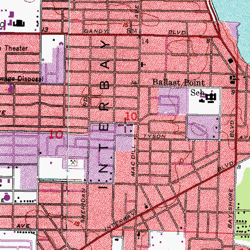 Topographic Map of Rubio Estates, FL