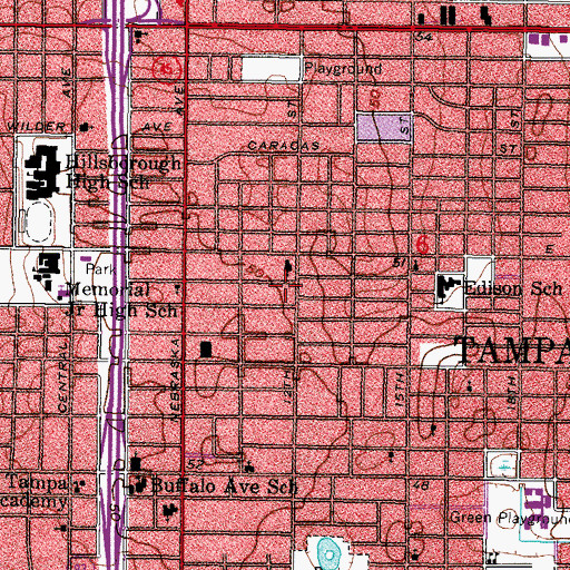 Topographic Map of Mattie, FL