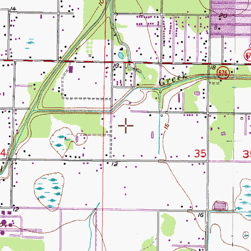 Topographic Map of Maydell, FL