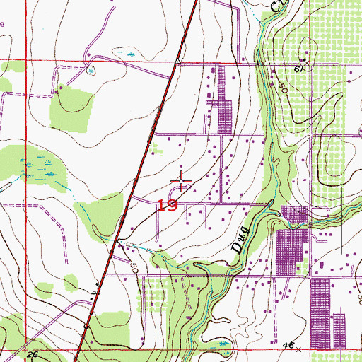 Topographic Map of Nettlow, FL