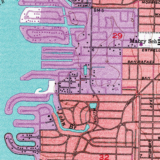 Topographic Map of Occident, FL