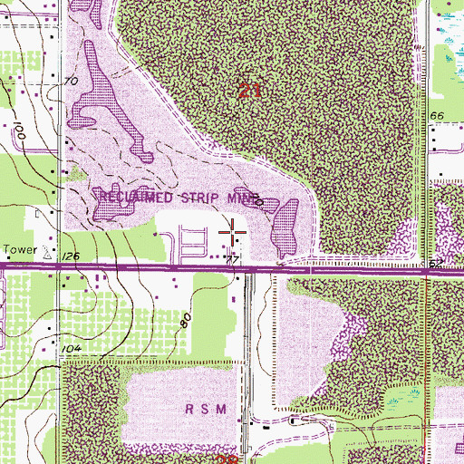Topographic Map of Orchid Grove, FL