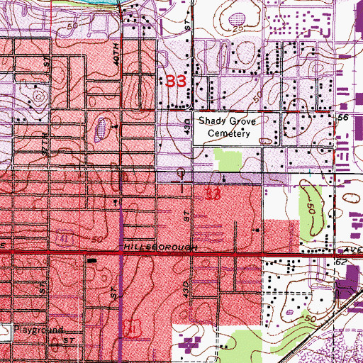 Topographic Map of Otis, FL