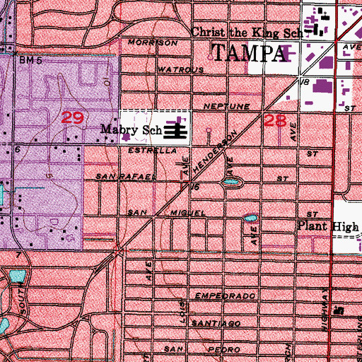 Topographic Map of Overlook, FL