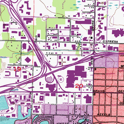 Topographic Map of Ownby, FL