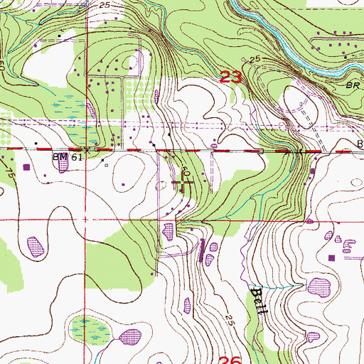 Topographic Map of Paddock Oaks, FL