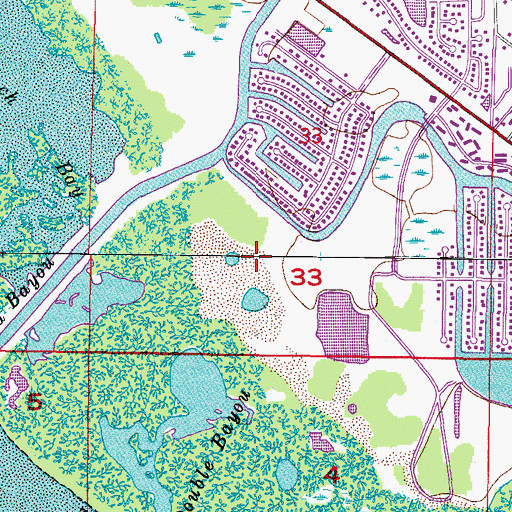 Topographic Map of Palm Bay, FL
