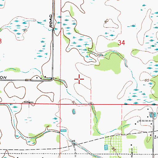 Topographic Map of Patronelli Acres, FL