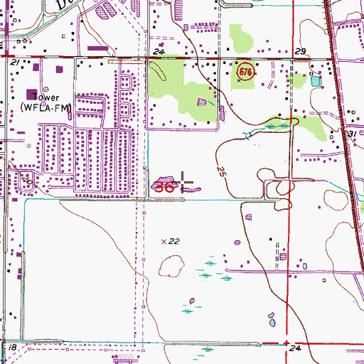 Topographic Map of Pavilion Phase 3, FL