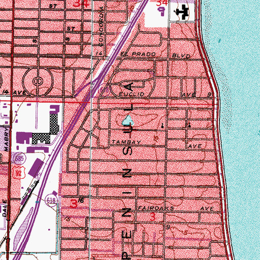 Topographic Map of Weiss, FL