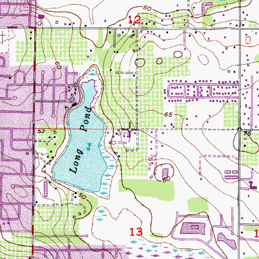 Topographic Map of Welikit Retreat, FL