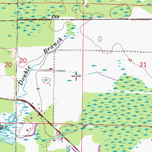 Topographic Map of Wellington Homes at Countryway, FL