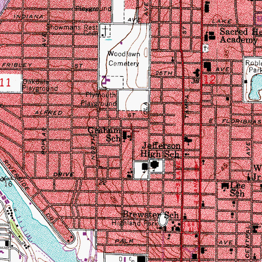 Topographic Map of Wests, FL