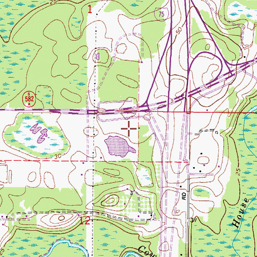 Topographic Map of Wetherington, FL
