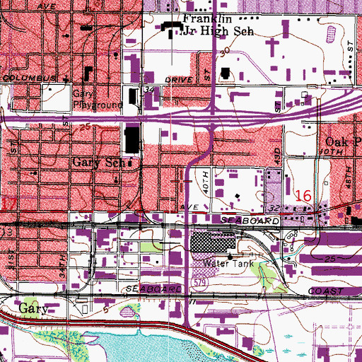 Topographic Map of Whitesburg, FL