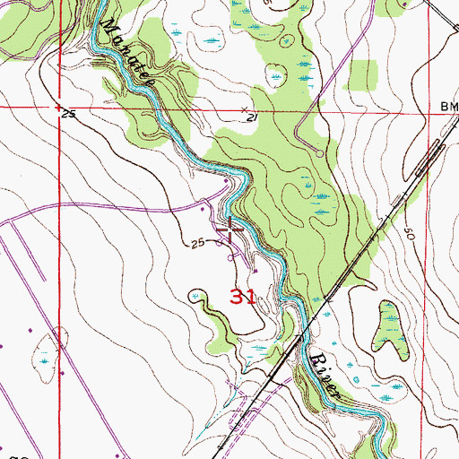 Topographic Map of Willow Shores, FL