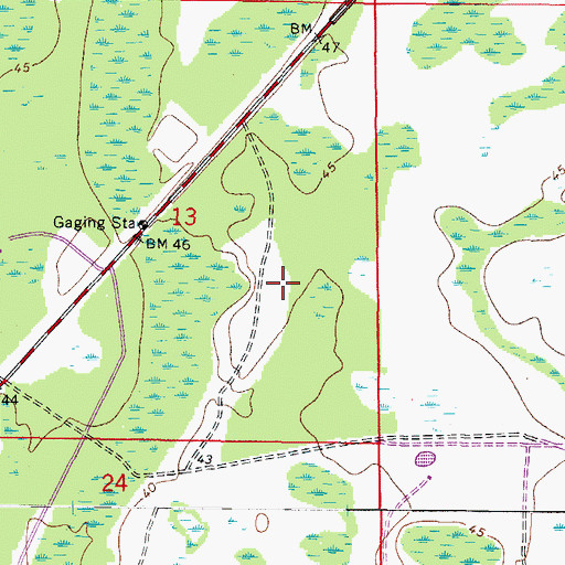 Topographic Map of Wynstone, FL