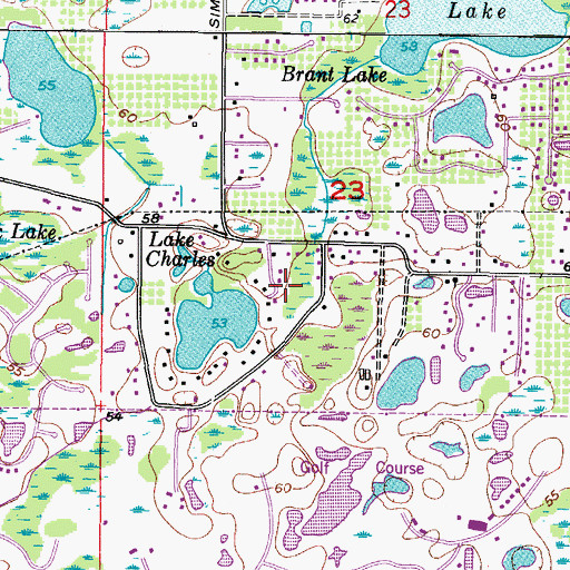 Topographic Map of Younkin, FL