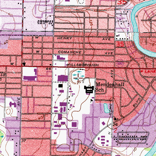 Topographic Map of Zambito, FL