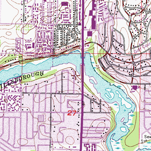 Topographic Map of Scaglione, FL