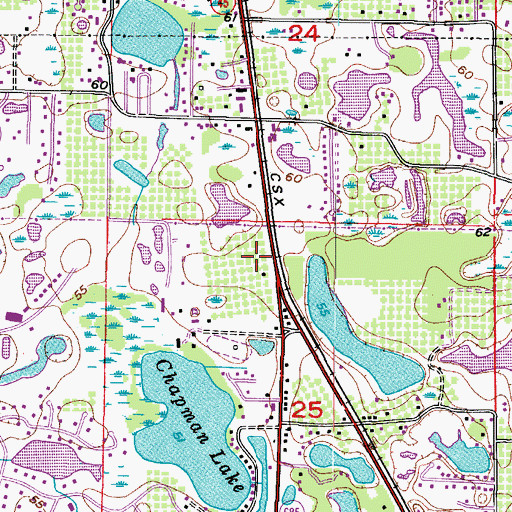 Topographic Map of Sedona de Avila, FL