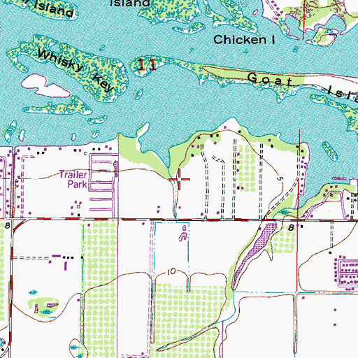 Topographic Map of Selnerville, FL
